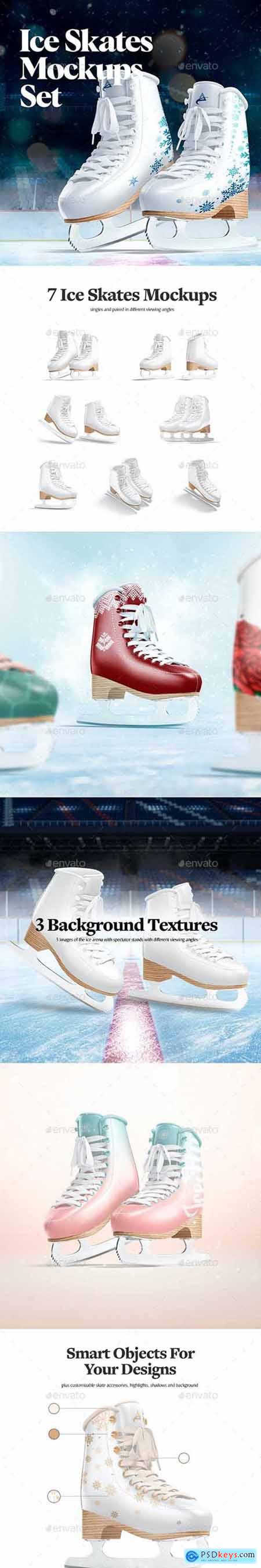 Ice Skates Mockups Set 34804259
