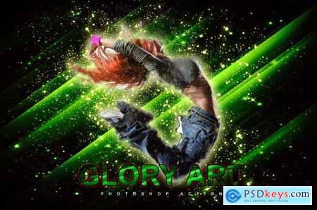 Glory Art Photoshop Action 6800289