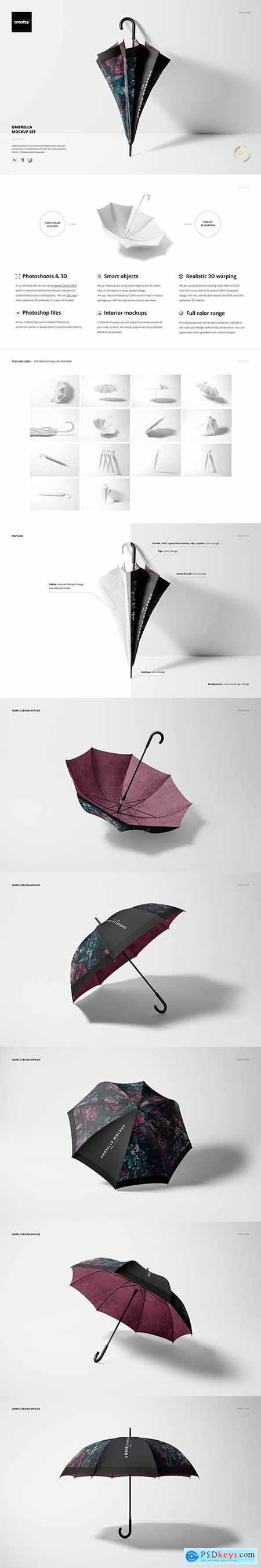 Umbrella Mockup Set 6817546
