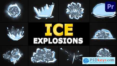 Ice Explosions Premiere Pro MOGRT 35567881