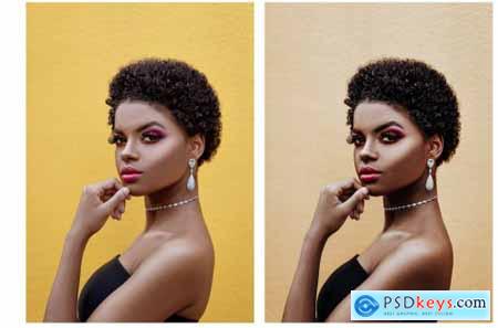 Moody DARK SKIN Beauty Portrait Lightroom Presets