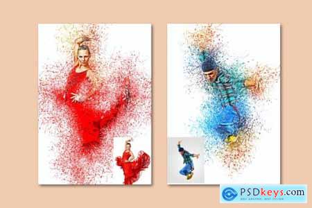 Paint Splashes Photoshop Action