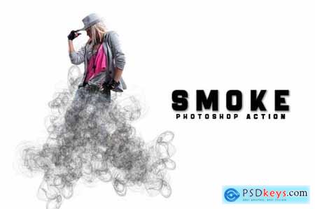 Smoke Photoshop Action 6800329