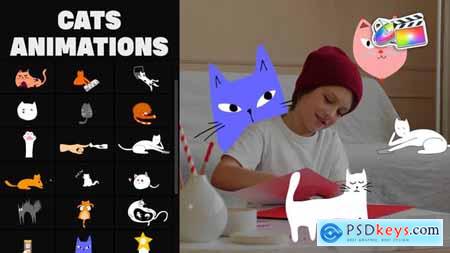 Cartoon Cats Animations for FCPX 35654730