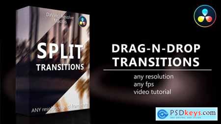 Split Transitions for DaVinci Resolve 35710701