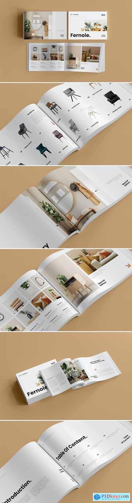 Minimal Furniture Catalog Magazine Template