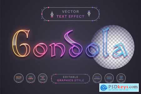 Gondola - Editable Text Effect, Font Style 6873437