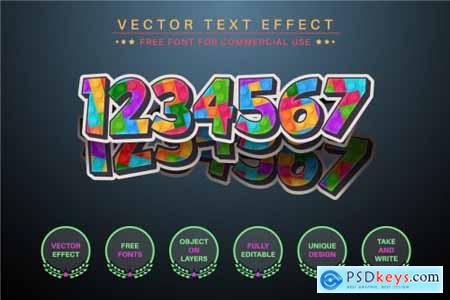 Puzzle Connect - Editable Text Effect, Font Style 6859195