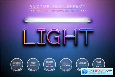 Magic Light - Editable Text Effect, Font Style 6860392
