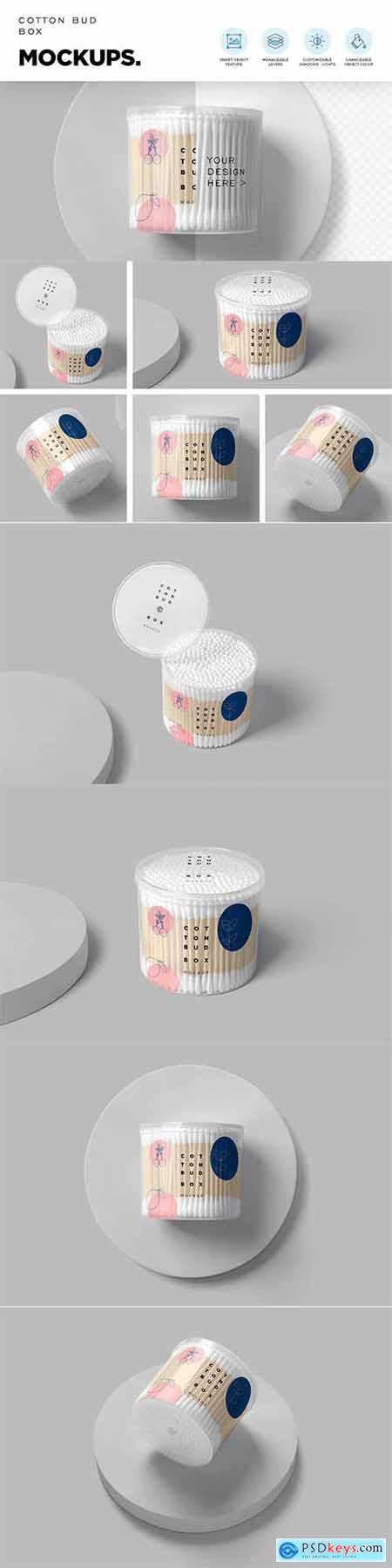 Cotton Bud Box Mockups 6849698