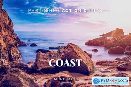 Coast Photoshop Action & LUTs