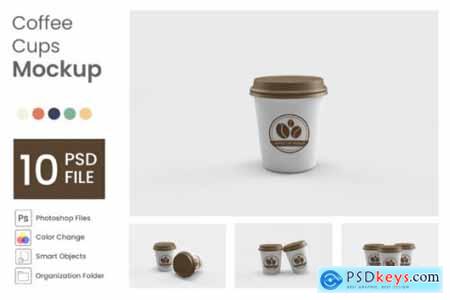 Coffee Cups Mockup