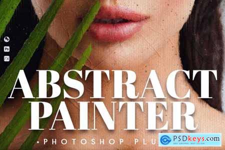 Abstract Painter - Realistic Painting Photoshop Pl