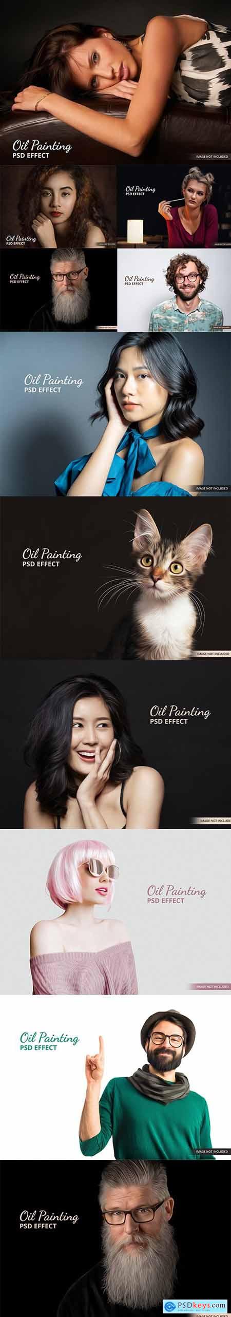 Oil painting effect