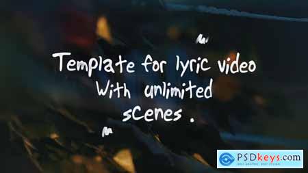 Lyric Video Template 28438225