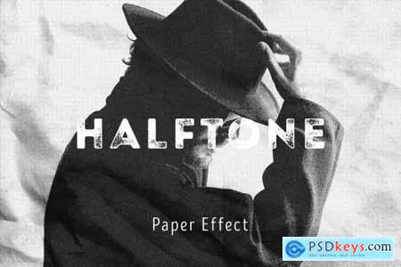Halftone Paper Photo Effect 6882490