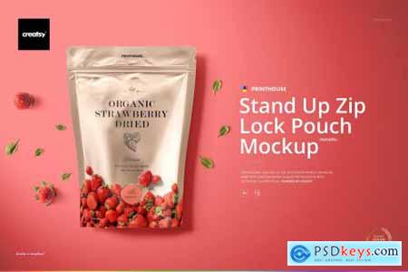Stand Up Pouch (metallic) Mockup Set 3787219