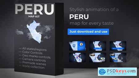 Peru Map - Republic of Peru Map Kit 35447604