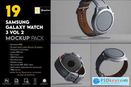 Samsung Galaxy Watch 3 Mockup 6911450