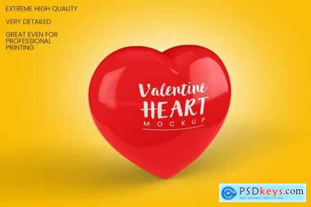 Valentine Heart Mockup - 9 views 5856772