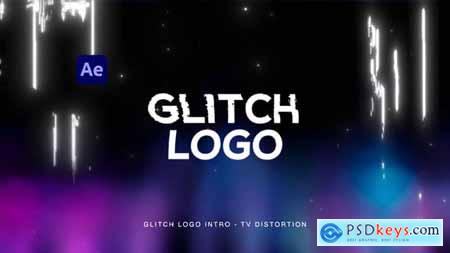 Glitch Logo Intro - TV Distortion 35885332