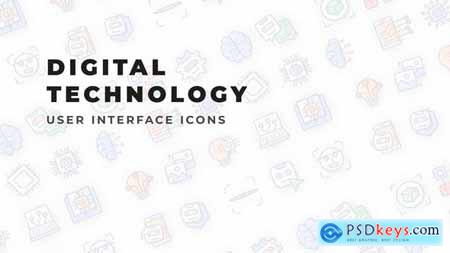 Digital technology - User Interface Icons 35871395