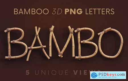 Bamboo - 3D Lettering