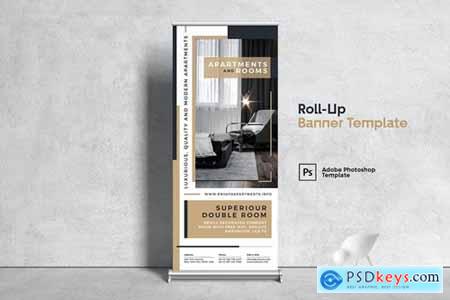 Apartments Roll-Up Banner Template