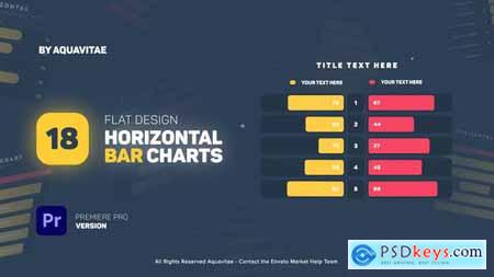 Flat Design Horizontal Bar Charts l MOGRT for Premiere Pro 35832691