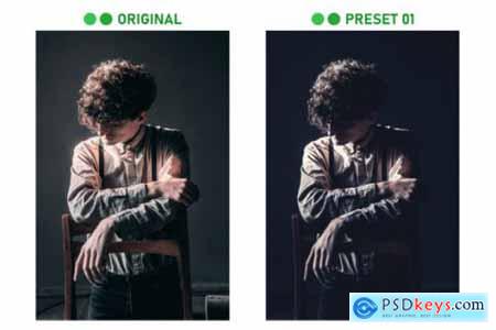 Dark LUTs Presets and Photoshop Action