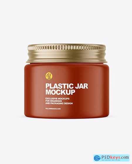 Matte Plastic Jar Mockup 65883