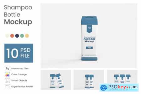 Shampoo Bottle Mockup