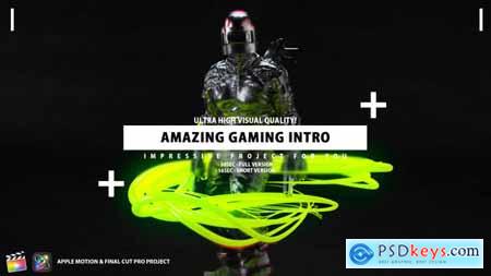 Gaming Intro Gamer channel opener Apple Motion project 35915467