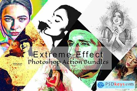 Extreme Effect Photoshop Action Bundles