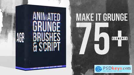 Animated Grunge Brushes Collection + Script 35941079