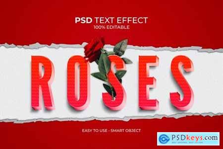 Roses Red Text Effect
