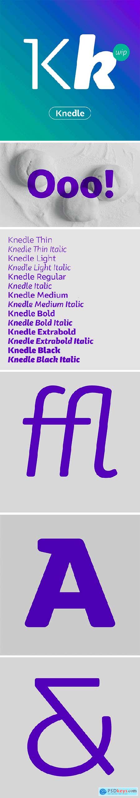 Knedle Font Family