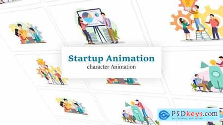 Startup Character Scene Animation Pack 36044995