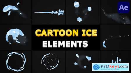Cartoon Ice Elements - After Effects 35995394
