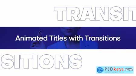 Animated Titles with Transitions for Premiere Pro 35939156