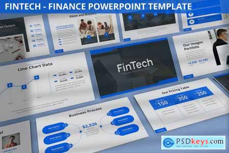 Fintech - Finance Powerpoint Template LF7K66K