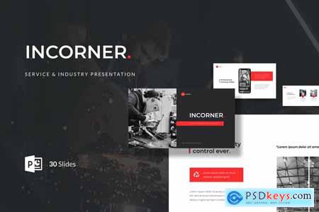 Incorner - Service & Industry Company PowerPoint UZX6T4Q