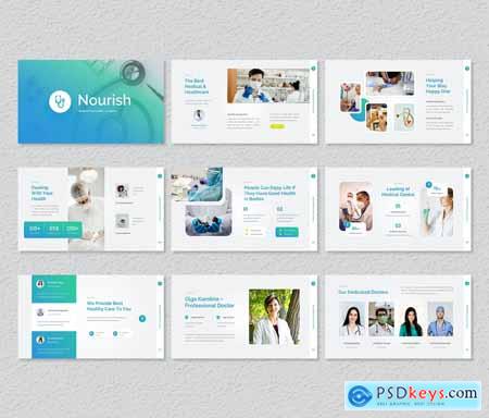 Nourish  Medical PowerPoint Template ZXYNMAD