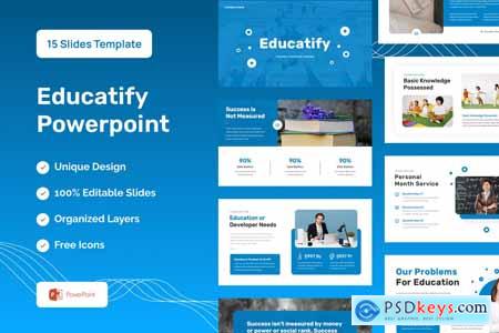 Educate Presentation Template - Powerpoint WVWQC7Q