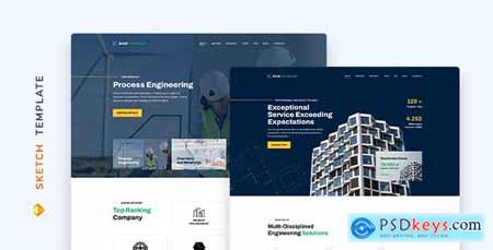 Axial  Construction Company Template for Sketch 33749547