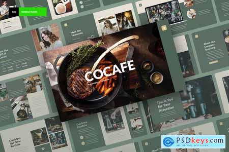 Cocafe - Food & Beverages Google Slides Template