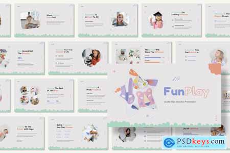 FunPlay - Doodles Education Powerpoint, Keynote and Google Slides Templates