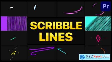 Scribble Lines Premiere Pro MOGRT 35995665