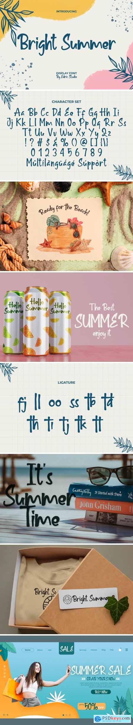 Bright Summer Font