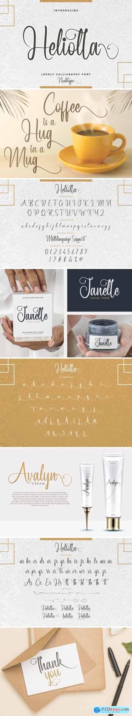 Heliolla Font